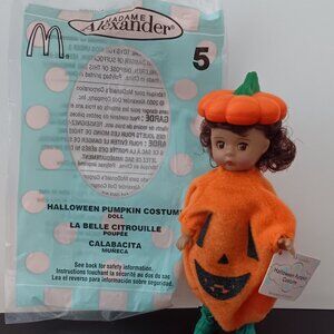 McDonald’s Madame Alexander Halloween pumpkin mini doll Happy Meal toy